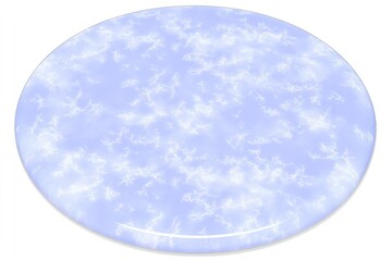 Light-blue circular design with marbled effect