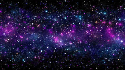 space giltter particle glow on dark background