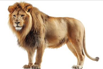 Obraz premium lion isolated on white