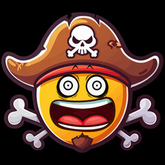 pirate skull and crossbones