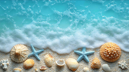 blank white invitation mockup size is 5 by 7 inches portrait orientation summer beach theme