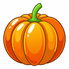 pumpkin isolated on white background