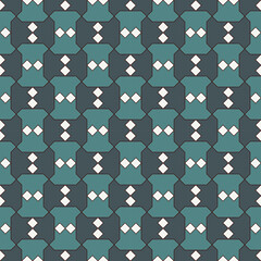 Geometrical ornament. Seamless pattern. Abstract backdrop. Figures wallpaper. Geometric background. Ethnic motif. Mosaic ornate. Digital paper. Textile print. Web design. Vector artwork