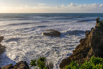 Punakaiki Pancake Rocks, West Coast, South Island, New Zealand
