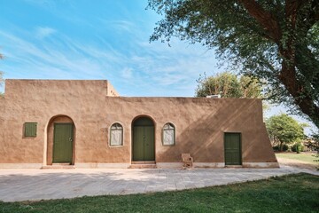 Luxor, Egypt - December 26 2023: House of archaeologist Howard Carter, discoverer of Tutankhamun in...