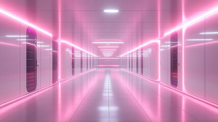 abstract purple background with lines interior hallway path 