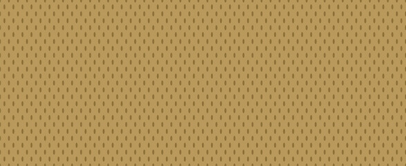 Old Gold Hockey Jersey Texture Seamless Vector Pattern. Sports Background. Athletic Mesh Fabric Close-Up. Breathable and Moisture Wicking Sportswear Textile.