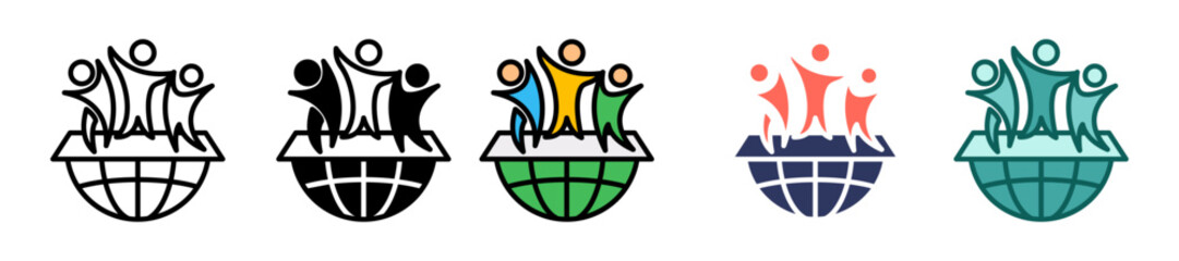 Cultural Diversity Multiple icon