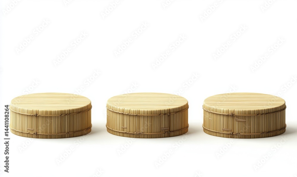 Poster this 3d product display stand is a wooden podium with a square and circular design, offering high an