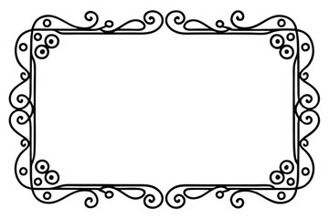 Ornate Rectangular Frame (2)