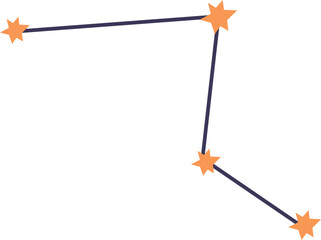 Star Constellation with Lines