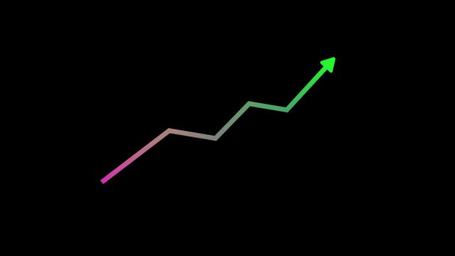 arrow business finance investment trading stock technology