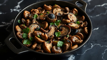 Sizzling Wild Mushroom Medley A Cast Iron Skillet Delight