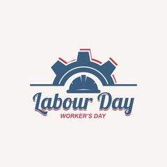 May 1st Logo Icon Happy International Workers Day