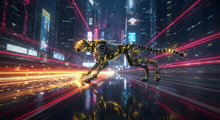 Robotic Cheetah Run