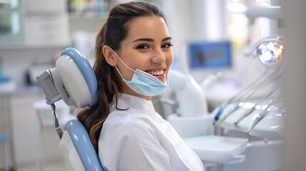 Dental specialist explaining the process of full mouth rehabilitation