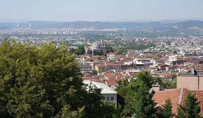 Fototapeta premium City view of Bursa in Turkiye