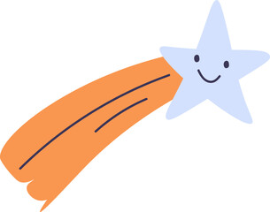 Smiling Shooting Star
