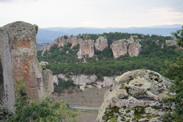 Rock Formations in Phrygian Valley, Eskisehir, Turkiye