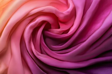 Colorful swirling fabric with a gradient of soft colors.