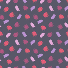 bright flower pattern