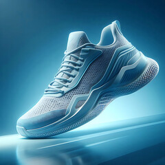 Futuristic Running Shoe Design  Lightweight Athletic Sneaker Innovation