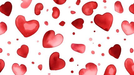 Professional seamless pattern design with red stains on white background for diverse projects