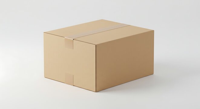 Sealed Cardboard Box Ready for Shipping