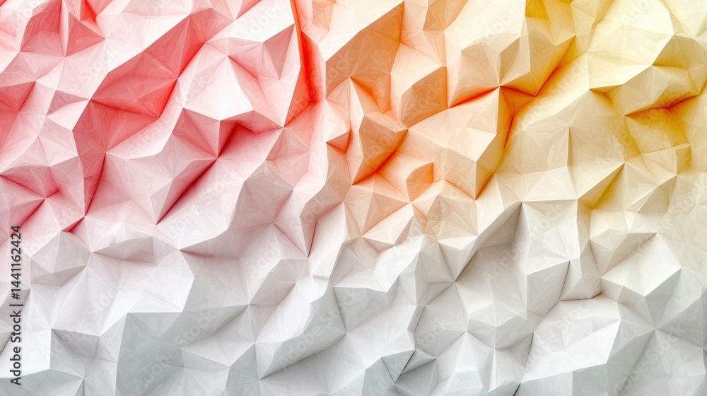 Poster abstract geometric gradient pattern