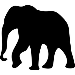 Elephant silhouette