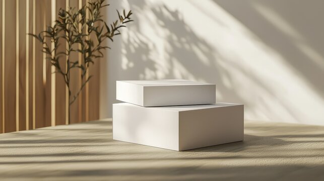 3D-rendered product box mockup with customizable branding