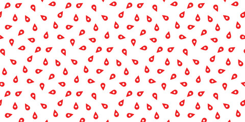 drop blood scatter seamless pattern for wallpaper, background and other. repeat background red cross day theme