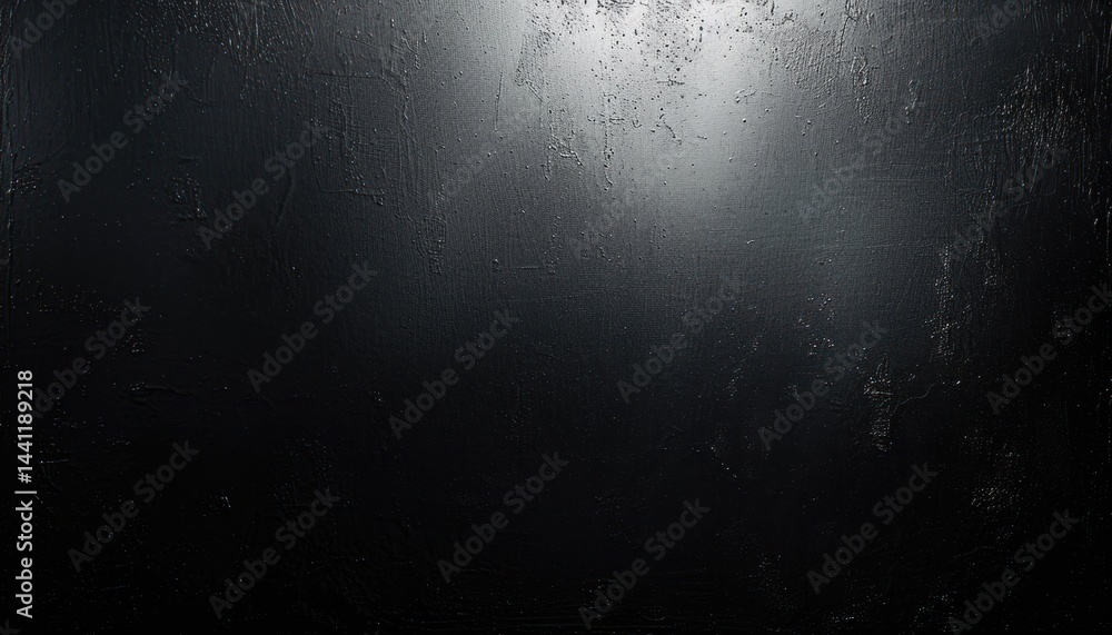 Poster dark textured wall with slight light reflection on the upper center creating a moody atmosphere