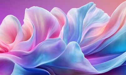 Colorful abstract waves create a stunning visual display of fluid motion and light