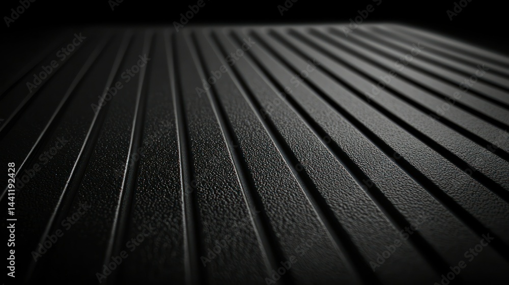 Aufkleber dark surface with parallel lines and grainy texture