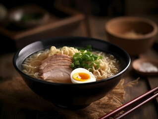 Delicious Ramen Bowl Photo