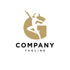 Letter G Dance Logo Icon Vector