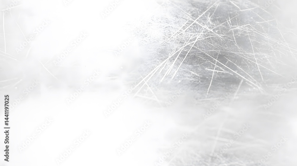 Poster abstract grayscale design with textured lines and light.