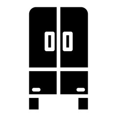 Cold Fridge Kitchen Glyph Icon