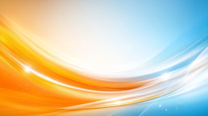 Obraz premium Abstract Orange and Blue Gradient Design