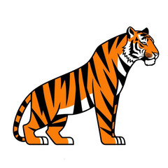 Obraz premium tiger vector illustration