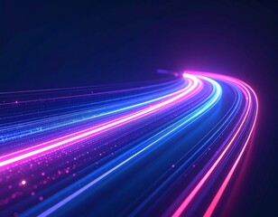 Abstract lines data transfer background image
