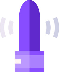 dildo illustration on a white background 