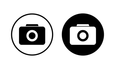 Camera icon vector illustration. photo camera sign and symbol. photography icon.