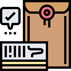 document illustration on a white background   