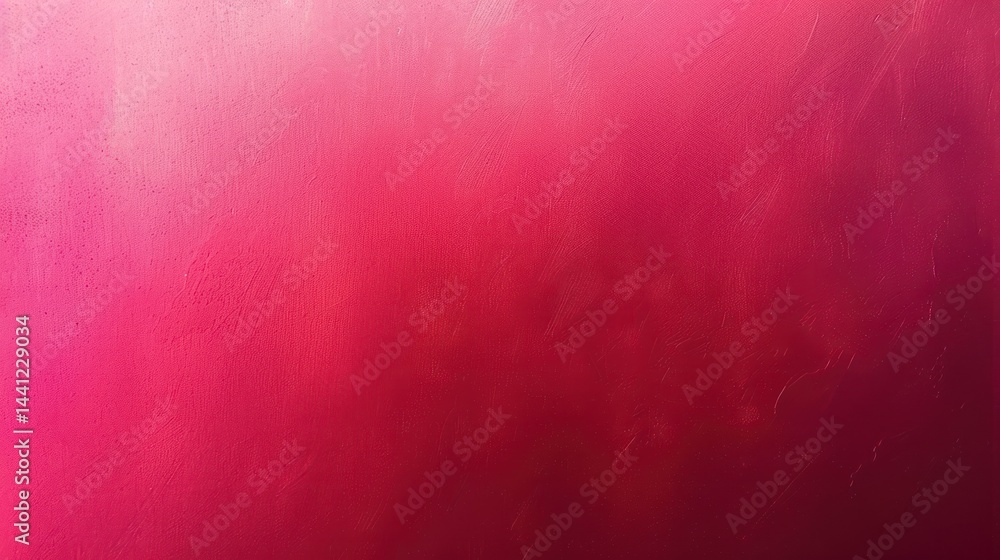 Poster close-up of a smooth textured wall with gradient shades of pink and red conveying warmth and vibranc