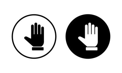 Obraz premium Hand icon vector illustration. hand sign and symbol. hand gesture