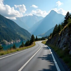 Picturesque roads and travel routes