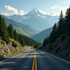 Picturesque roads and travel routes