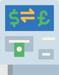 exchange illustration on a white background    